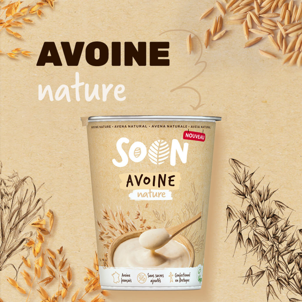 dessert végétal avoine nature