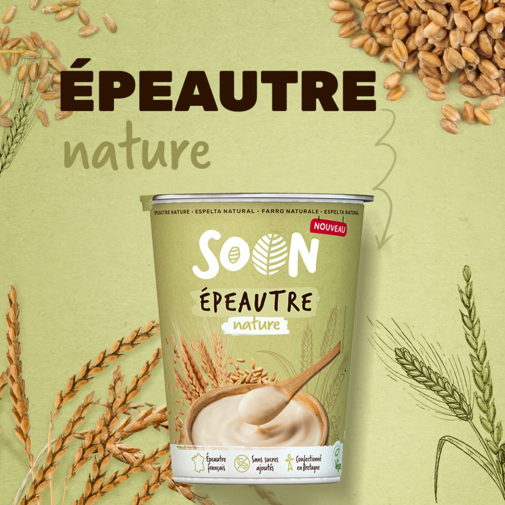 dessert végétal épeautre nature